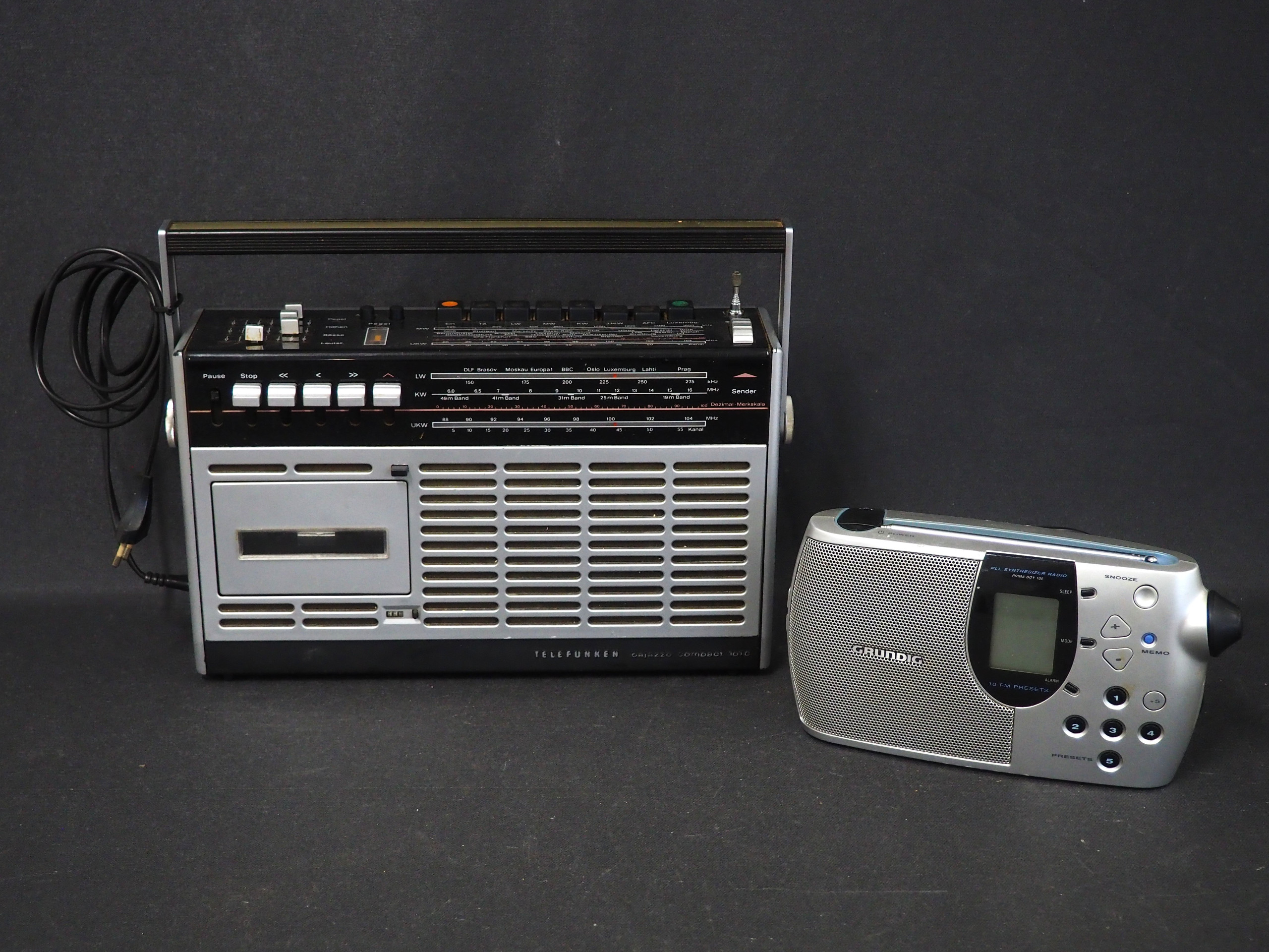 Telefunken ja Grundic radiot - Huutokauppa Ekman